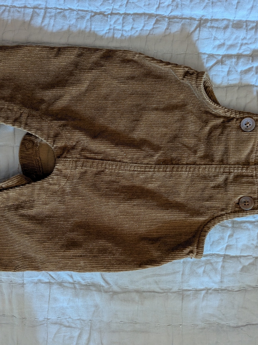 Tea Collection Brown Corduroy Overalls